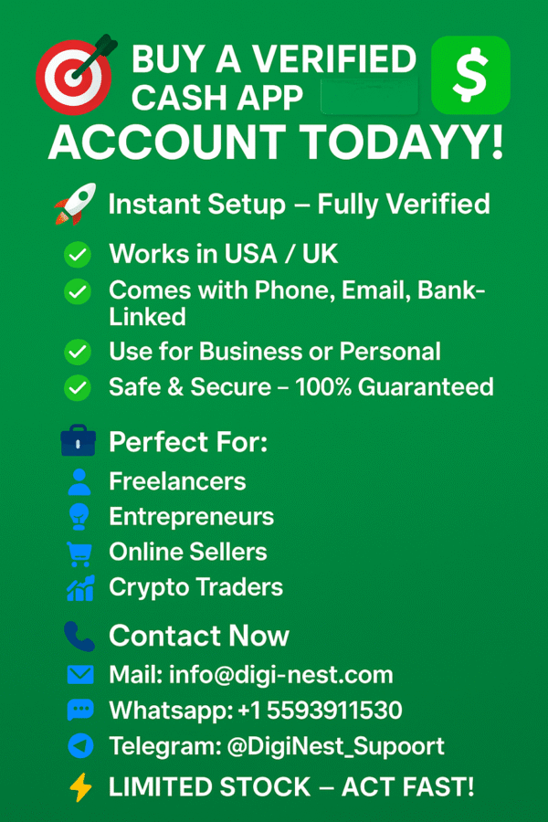 buy a verifed 100% payment successfully cashapp account