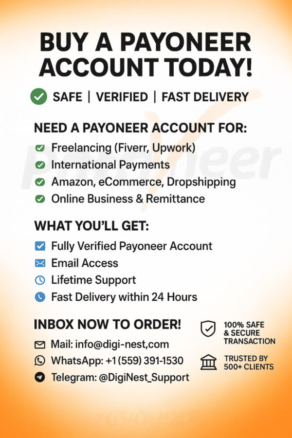 buy a payoneer account